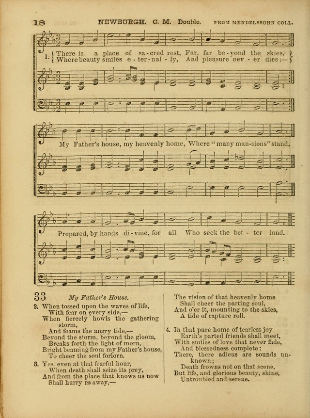 Cottage Melodies; a hymn and tune book, for prayer and social meetings and the home circle page 25