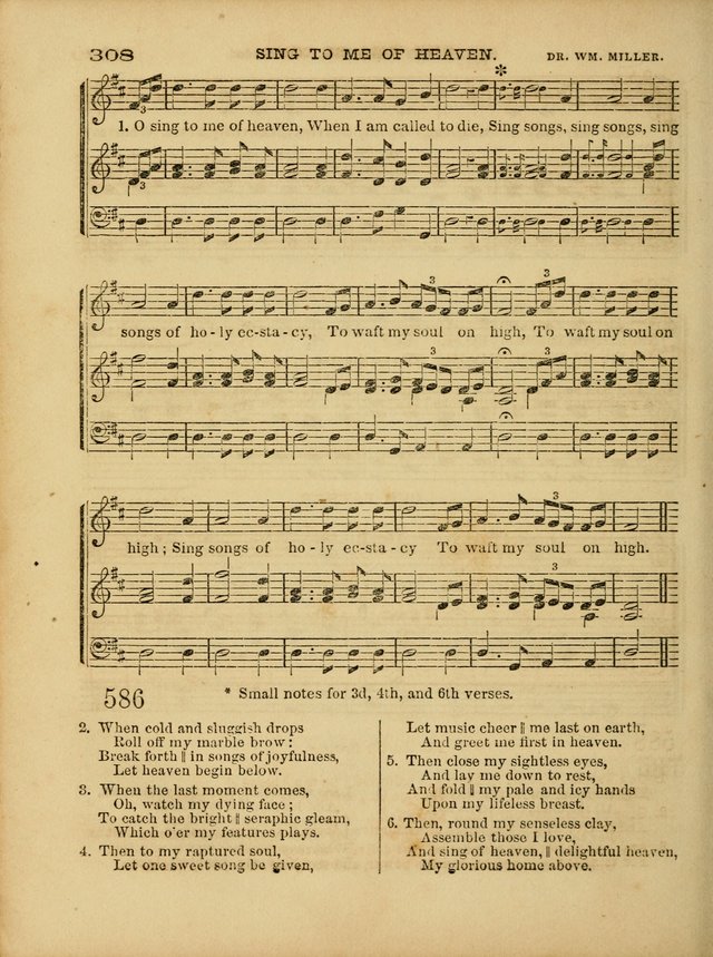 Cottage Melodies; a hymn and tune book, for prayer and social meetings and the home circle page 315