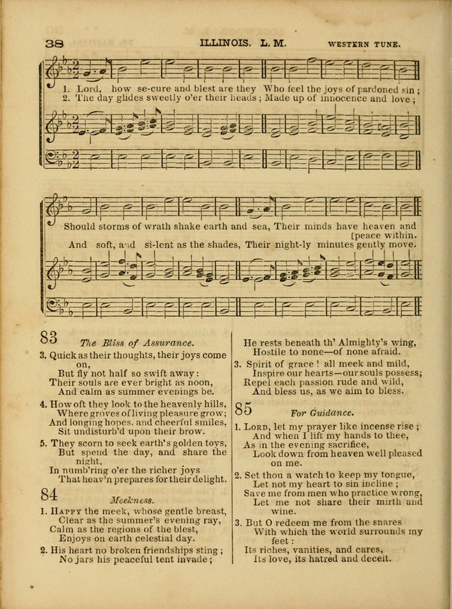 Cottage Melodies; a hymn and tune book, for prayer and social meetings and the home circle page 45