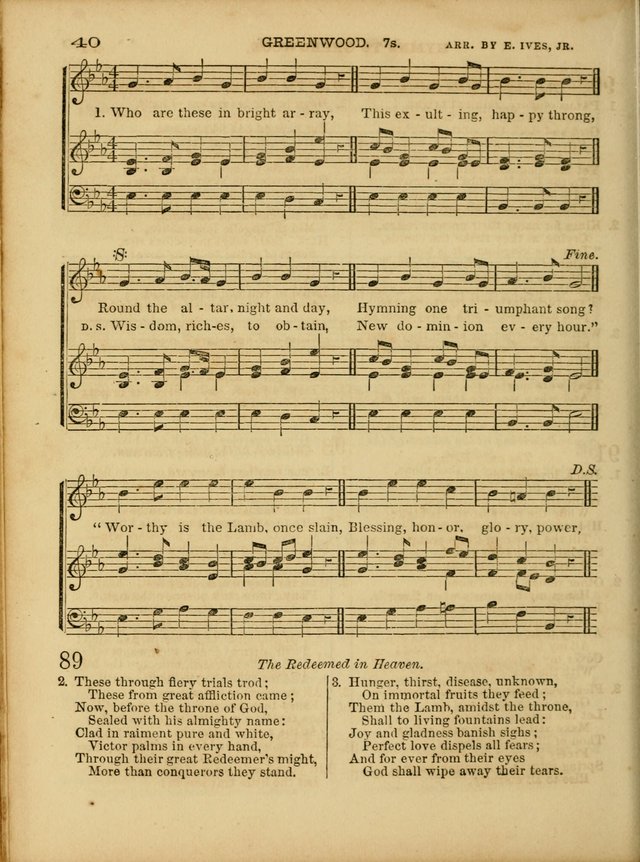 Cottage Melodies; a hymn and tune book, for prayer and social meetings and the home circle page 47