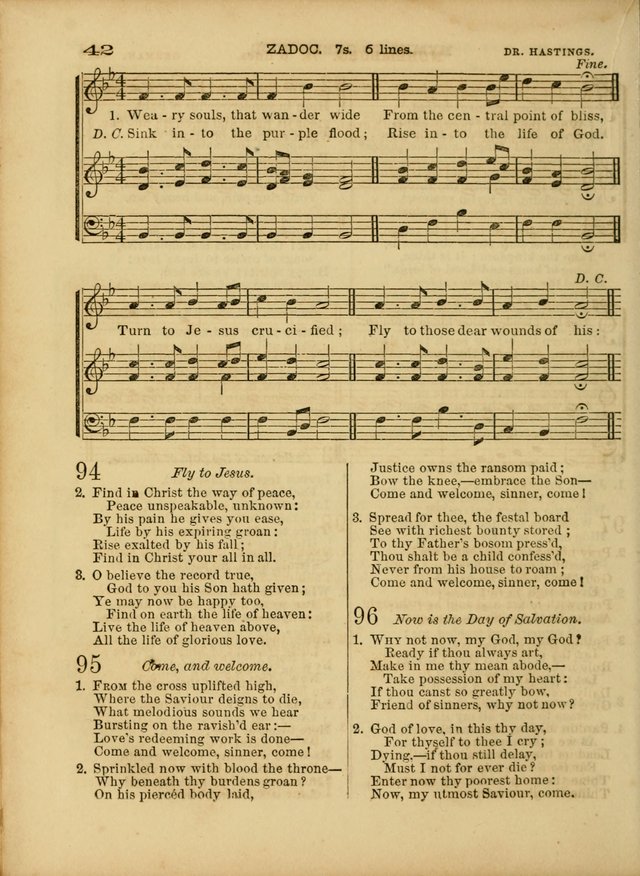 Cottage Melodies; a hymn and tune book, for prayer and social meetings and the home circle page 49