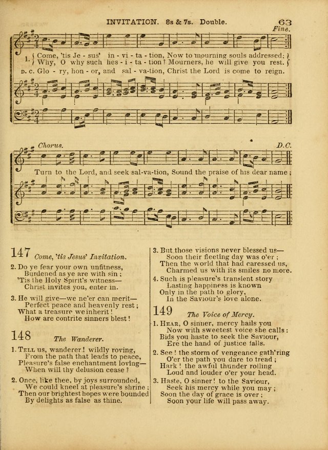 Cottage Melodies; a hymn and tune book, for prayer and social meetings and the home circle page 70