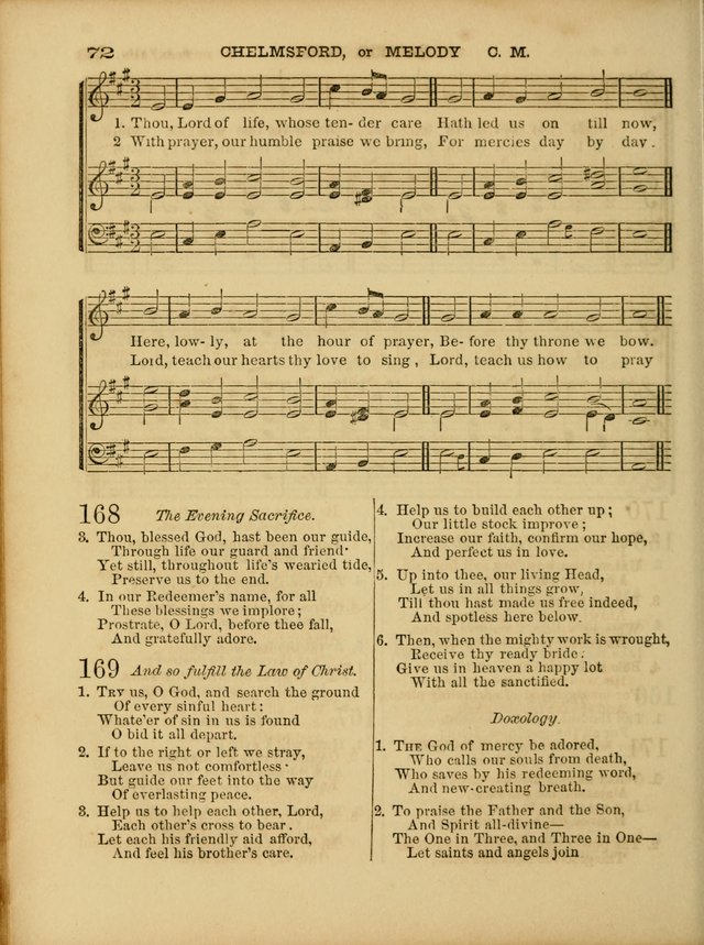 Cottage Melodies; a hymn and tune book, for prayer and social meetings and the home circle page 79