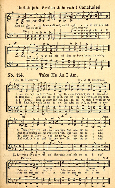 Canaan Melodies: Let everything that hath breath praise the Lord page 109