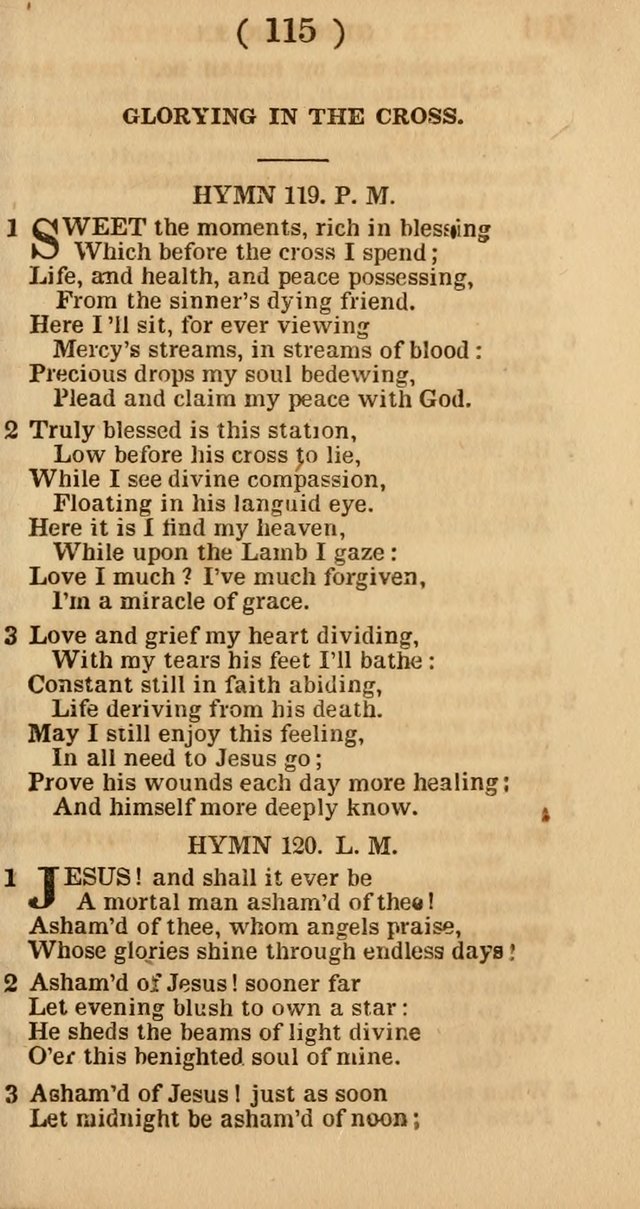 The Camp-Meeting Chorister: or, a collection of hymns and spiritual songs, for the pious of all denominations. To be sung at camp meetings, during revivals of religion, and on other occasions page 117