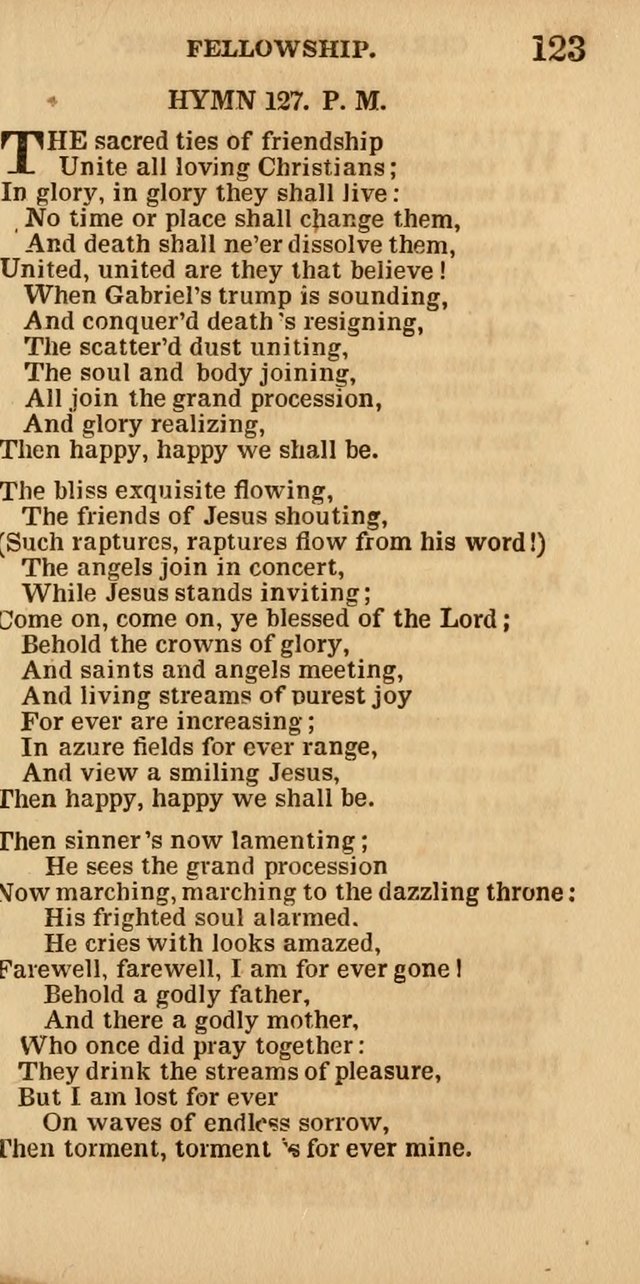 The Camp-Meeting Chorister: or, a collection of hymns and spiritual songs, for the pious of all denominations. To be sung at camp meetings, during revivals of religion, and on other occasions page 125