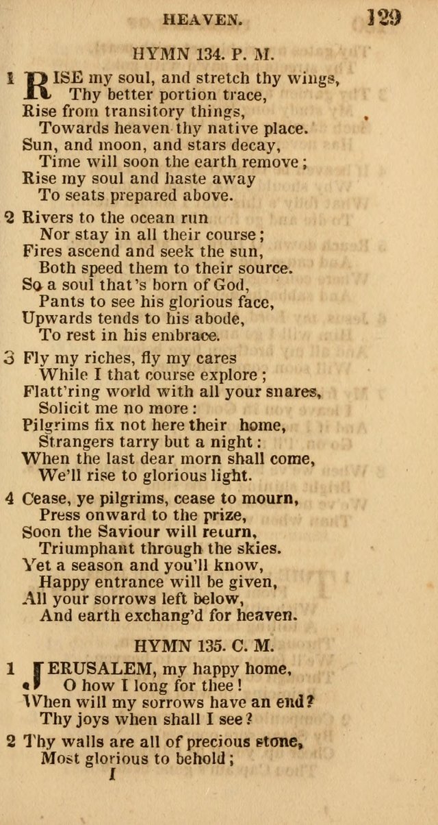 The Camp-Meeting Chorister: or, a collection of hymns and spiritual songs, for the pious of all denominations. To be sung at camp meetings, during revivals of religion, and on other occasions page 131