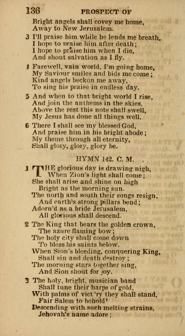 The Camp-Meeting Chorister: or, a collection of hymns and spiritual songs, for the pious of all denominations. To be sung at camp meetings, during revivals of religion, and on other occasions page 138