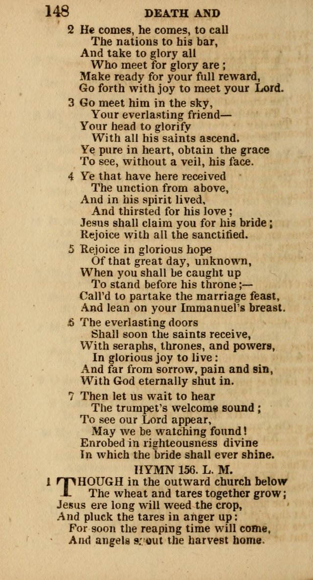 The Camp-Meeting Chorister: or, a collection of hymns and spiritual songs, for the pious of all denominations. To be sung at camp meetings, during revivals of religion, and on other occasions page 150