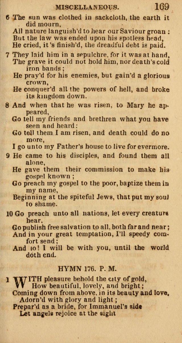 The Camp-Meeting Chorister: or, a collection of hymns and spiritual songs, for the pious of all denominations. To be sung at camp meetings, during revivals of religion, and on other occasions page 171