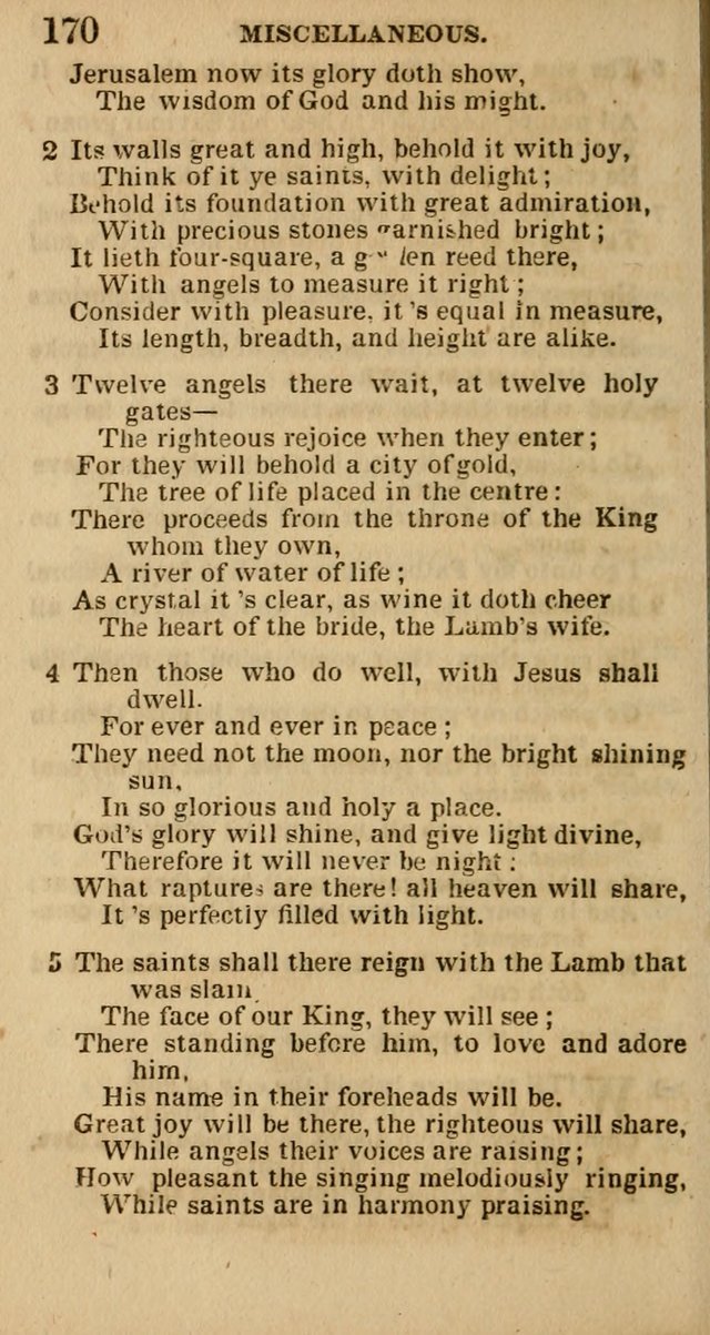 The Camp-Meeting Chorister: or, a collection of hymns and spiritual songs, for the pious of all denominations. To be sung at camp meetings, during revivals of religion, and on other occasions page 172