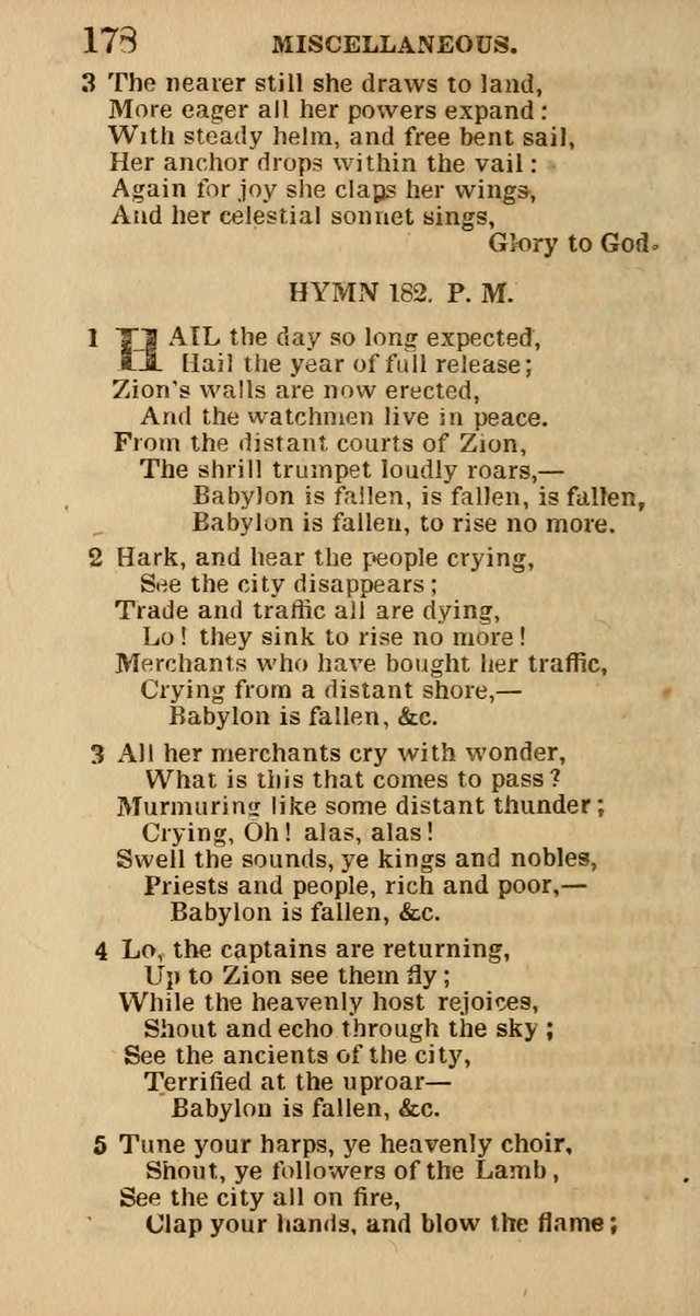 The Camp-Meeting Chorister: or, a collection of hymns and spiritual songs, for the pious of all denominations. To be sung at camp meetings, during revivals of religion, and on other occasions page 180