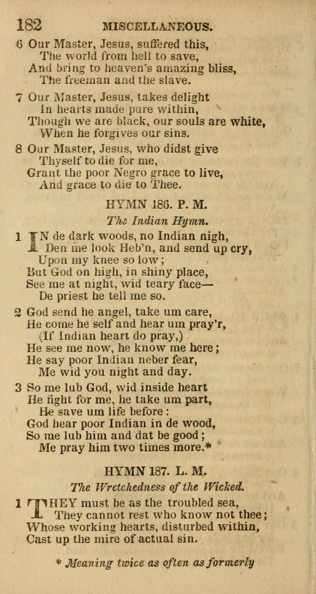 The Camp-Meeting Chorister: or, a collection of hymns and spiritual songs, for the pious of all denominations. To be sung at camp meetings, during revivals of religion, and on other occasions page 184