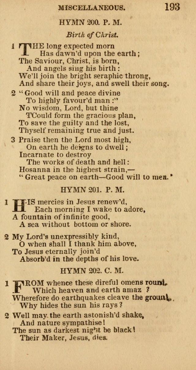 The Camp-Meeting Chorister: or, a collection of hymns and spiritual songs, for the pious of all denominations. To be sung at camp meetings, during revivals of religion, and on other occasions page 195