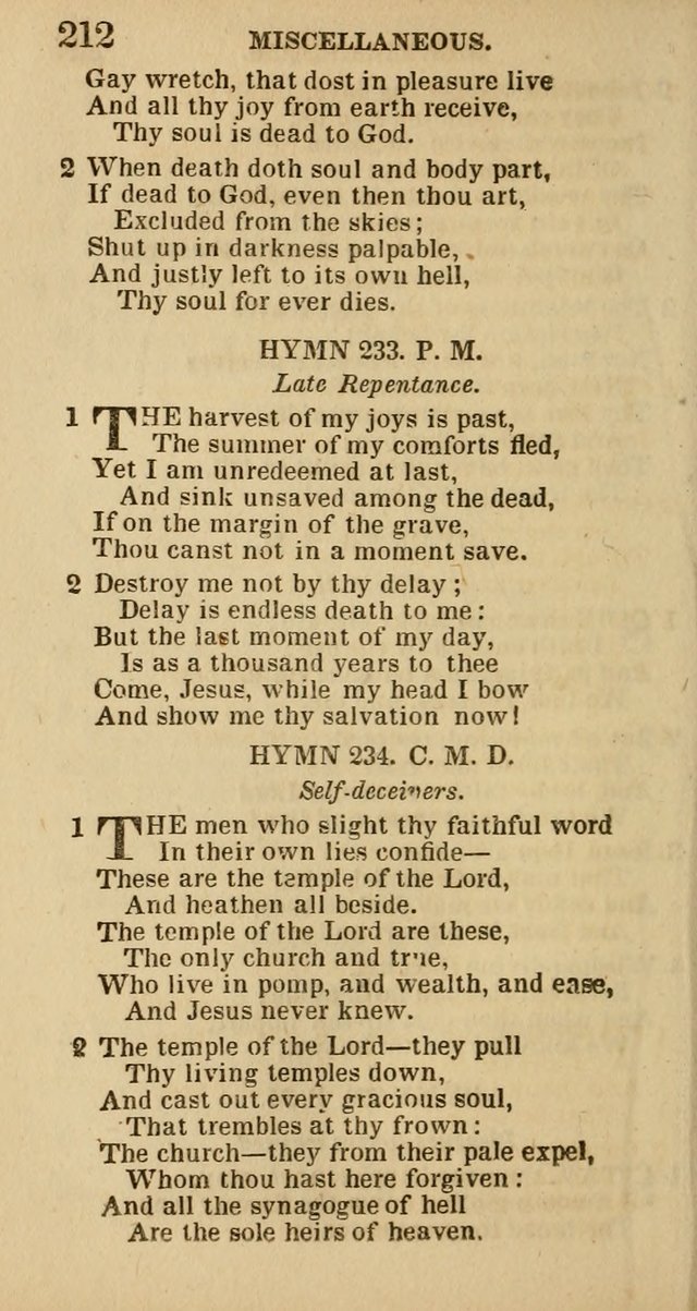 The Camp-Meeting Chorister: or, a collection of hymns and spiritual songs, for the pious of all denominations. To be sung at camp meetings, during revivals of religion, and on other occasions page 214