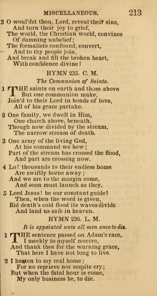 The Camp-Meeting Chorister: or, a collection of hymns and spiritual songs, for the pious of all denominations. To be sung at camp meetings, during revivals of religion, and on other occasions page 215