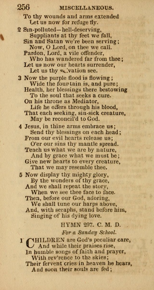 The Camp-Meeting Chorister: or, a collection of hymns and spiritual songs, for the pious of all denominations. To be sung at camp meetings, during revivals of religion, and on other occasions page 258