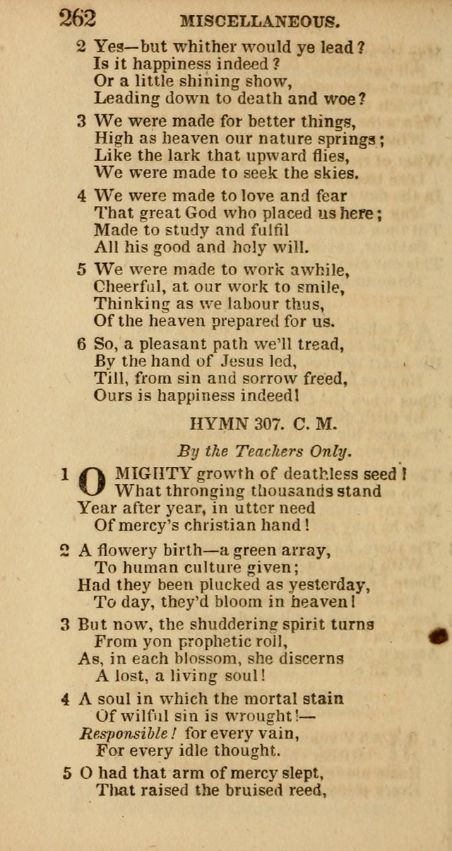 The Camp-Meeting Chorister: or, a collection of hymns and spiritual songs, for the pious of all denominations. To be sung at camp meetings, during revivals of religion, and on other occasions page 264