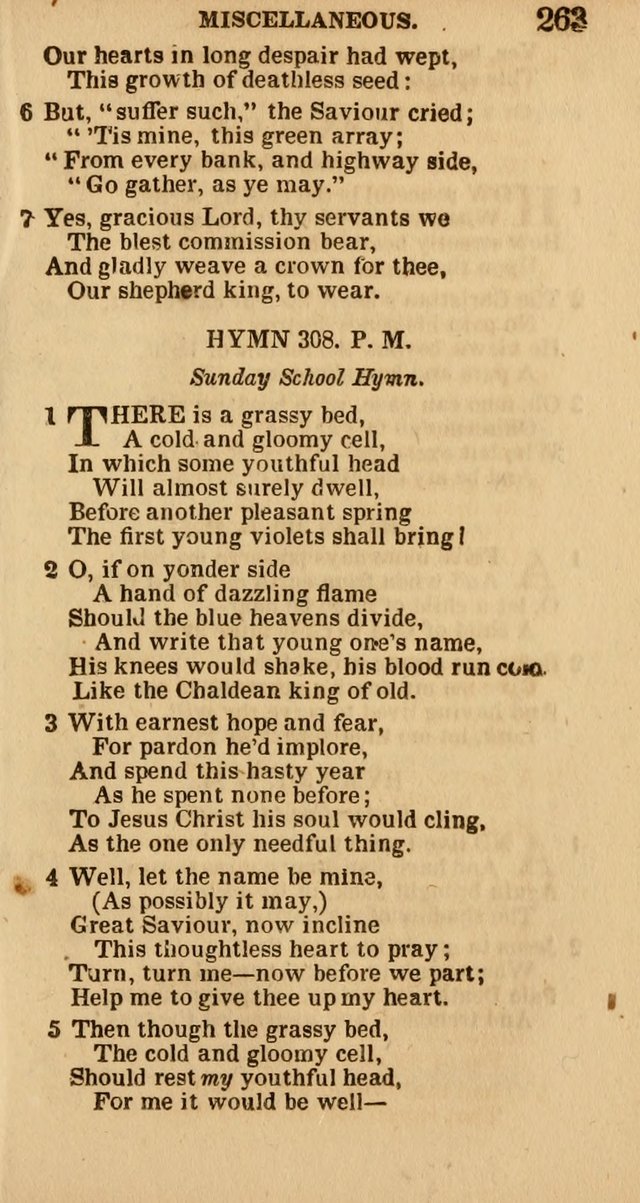 The Camp-Meeting Chorister: or, a collection of hymns and spiritual songs, for the pious of all denominations. To be sung at camp meetings, during revivals of religion, and on other occasions page 265