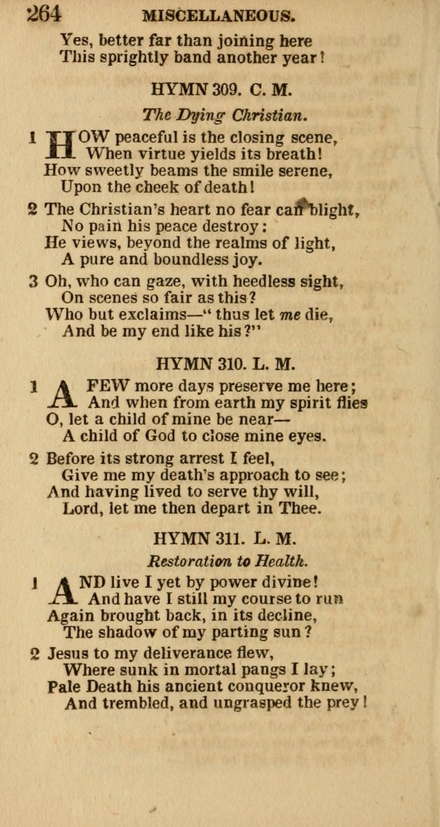 The Camp-Meeting Chorister: or, a collection of hymns and spiritual songs, for the pious of all denominations. To be sung at camp meetings, during revivals of religion, and on other occasions page 266