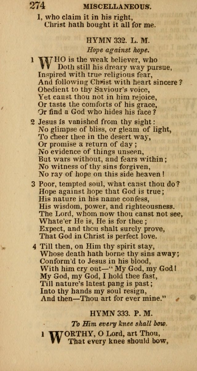 The Camp-Meeting Chorister: or, a collection of hymns and spiritual songs, for the pious of all denominations. To be sung at camp meetings, during revivals of religion, and on other occasions page 276