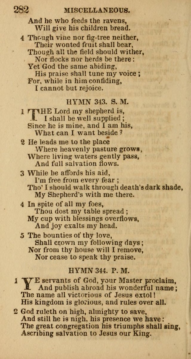 The Camp-Meeting Chorister: or, a collection of hymns and spiritual songs, for the pious of all denominations. To be sung at camp meetings, during revivals of religion, and on other occasions page 284