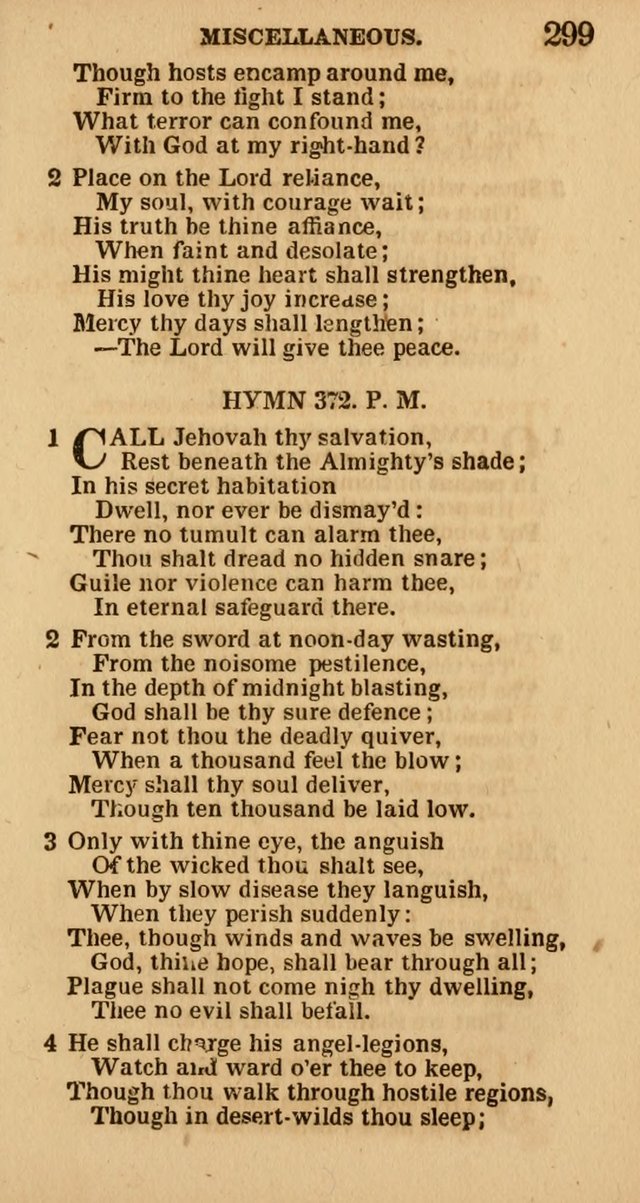 The Camp-Meeting Chorister: or, a collection of hymns and spiritual songs, for the pious of all denominations. To be sung at camp meetings, during revivals of religion, and on other occasions page 301