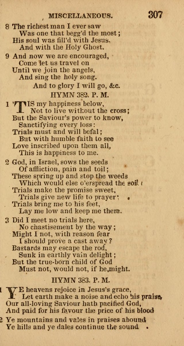 The Camp-Meeting Chorister: or, a collection of hymns and spiritual songs, for the pious of all denominations. To be sung at camp meetings, during revivals of religion, and on other occasions page 309