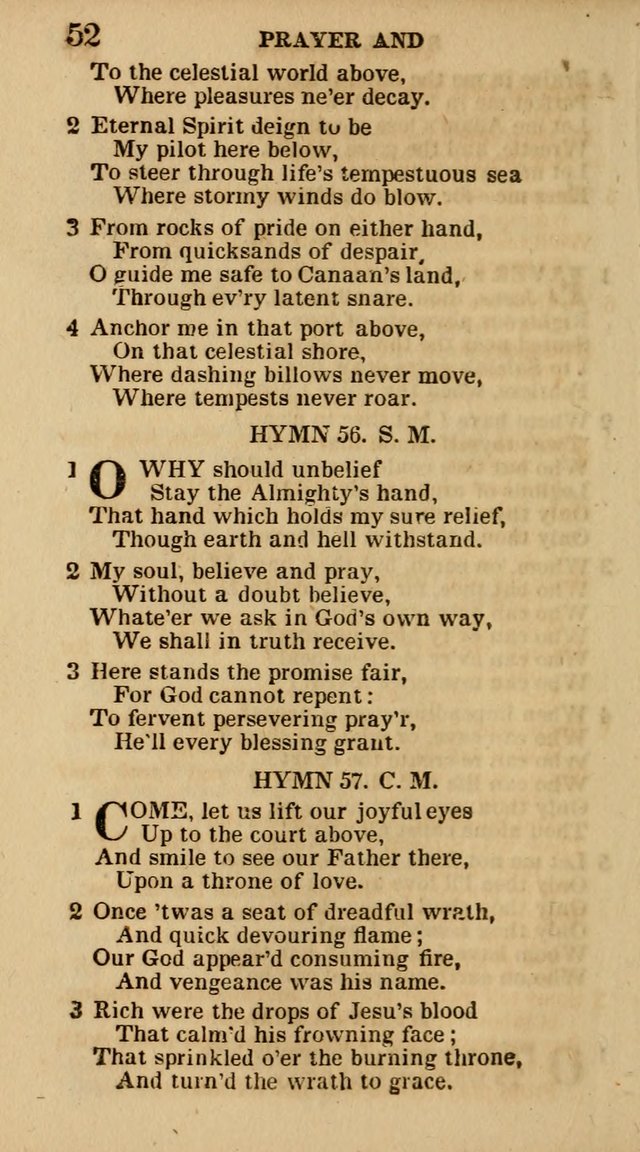 The Camp-Meeting Chorister: or, a collection of hymns and spiritual songs, for the pious of all denominations. To be sung at camp meetings, during revivals of religion, and on other occasions page 52