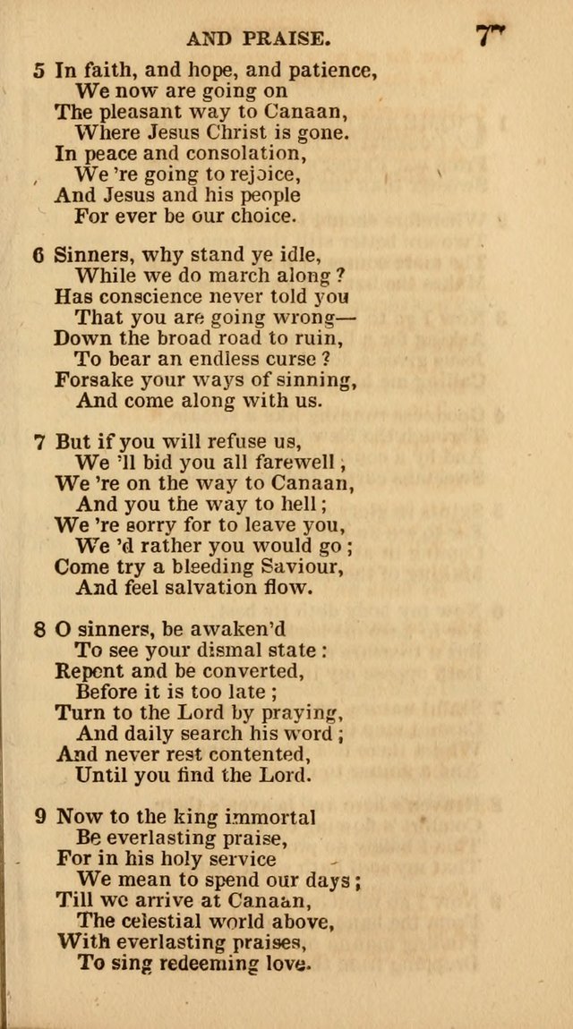 The Camp-Meeting Chorister: or, a collection of hymns and spiritual songs, for the pious of all denominations. To be sung at camp meetings, during revivals of religion, and on other occasions page 77