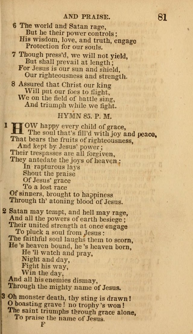 The Camp-Meeting Chorister: or, a collection of hymns and spiritual songs, for the pious of all denominations. To be sung at camp meetings, during revivals of religion, and on other occasions page 83