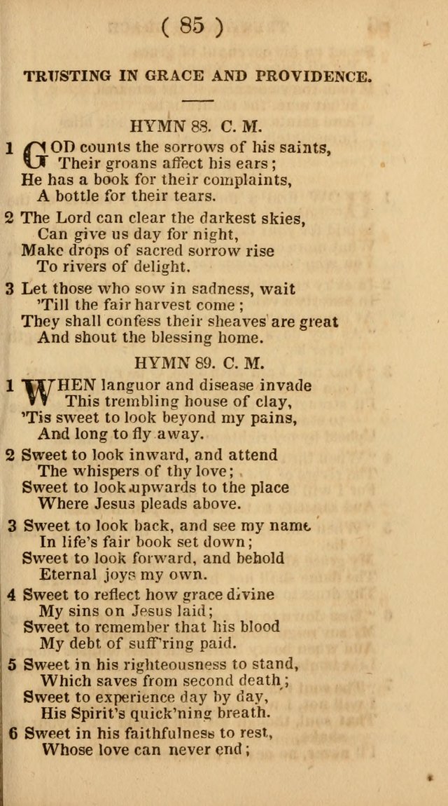 The Camp-Meeting Chorister: or, a collection of hymns and spiritual songs, for the pious of all denominations. To be sung at camp meetings, during revivals of religion, and on other occasions page 87