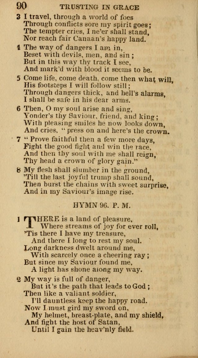 The Camp-Meeting Chorister: or, a collection of hymns and spiritual songs, for the pious of all denominations. To be sung at camp meetings, during revivals of religion, and on other occasions page 92