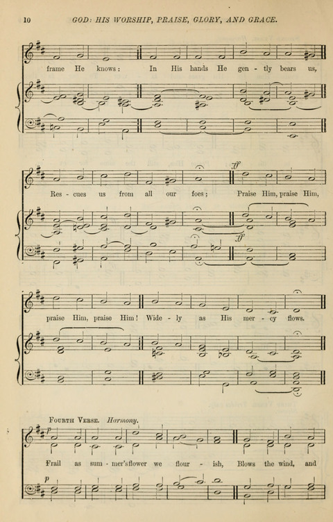 The Congregational Mission Hymnal: and Week-night service book page 10