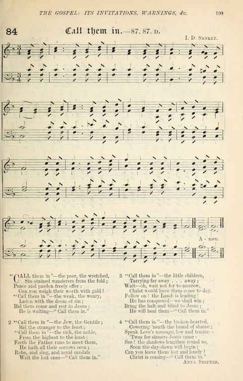 The Congregational Mission Hymnal: and Week-night service book page 107