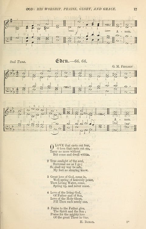 The Congregational Mission Hymnal: and Week-night service book page 17