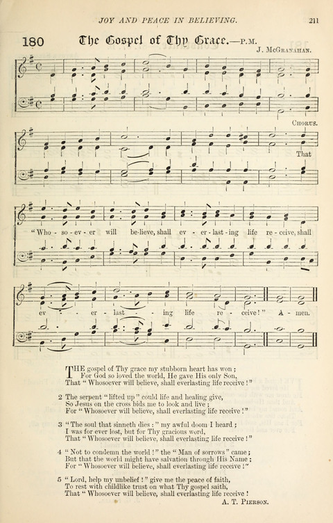 The Congregational Mission Hymnal: and Week-night service book page 205