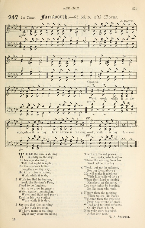 The Congregational Mission Hymnal: and Week-night service book page 265