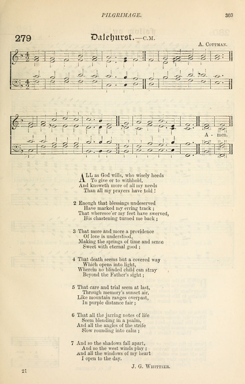 The Congregational Mission Hymnal: and Week-night service book page 297