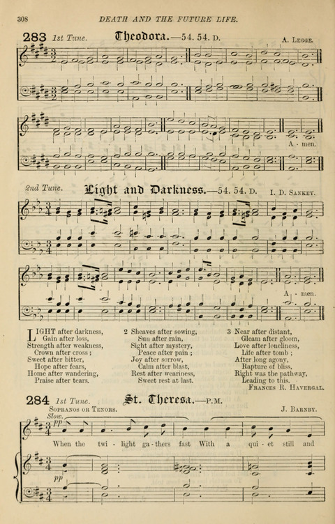 The Congregational Mission Hymnal: and Week-night service book page 302