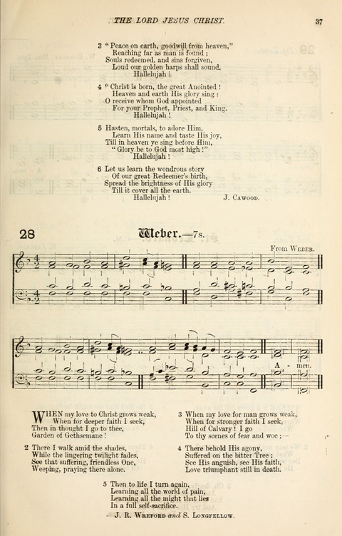 The Congregational Mission Hymnal: and Week-night service book page 37