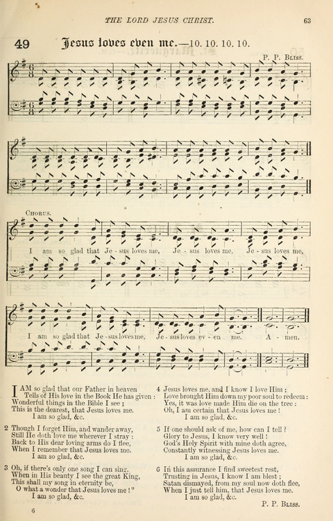 The Congregational Mission Hymnal: and Week-night service book page 61