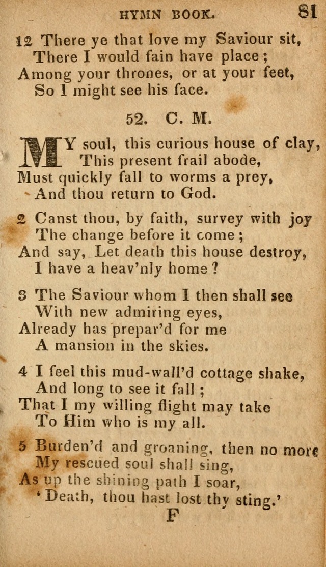 The Camp Meeting Hymn Book: containing the most approved hymns and spiritual songs Used by the Methodist Connexion in the United States page 83