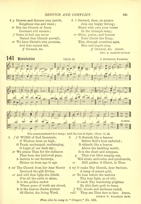 The Church Missionary Hymn Book page 129