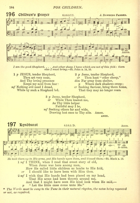 The Church Missionary Hymn Book page 182