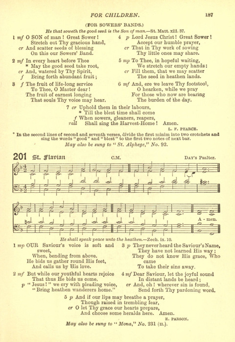 The Church Missionary Hymn Book page 185