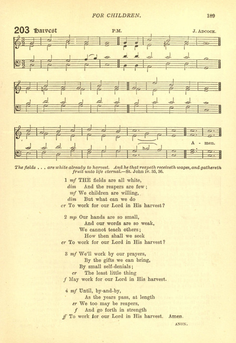 The Church Missionary Hymn Book page 187