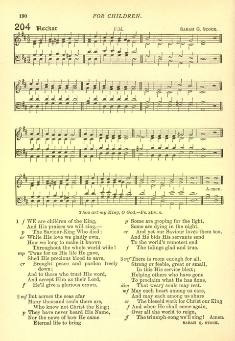 The Church Missionary Hymn Book page 188