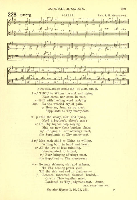 The Church Missionary Hymn Book page 207