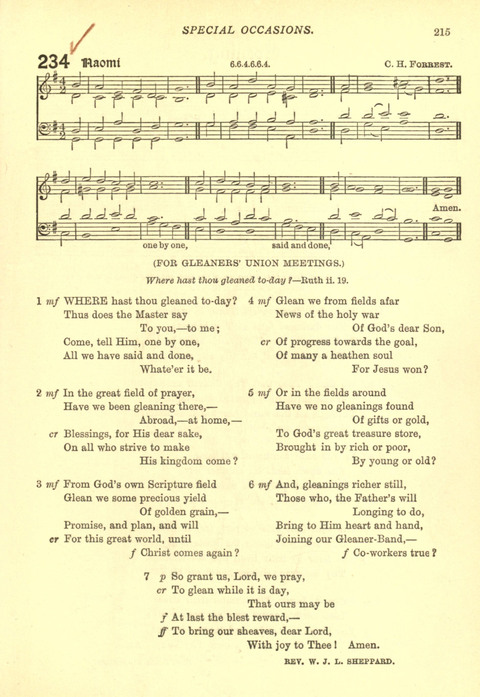 The Church Missionary Hymn Book page 213